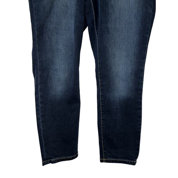 Slink Jeans Women's Size 14 Dark Blue Curvy Ankle Stretch 5-pocket Jegging Jean - Picture 3 of 7